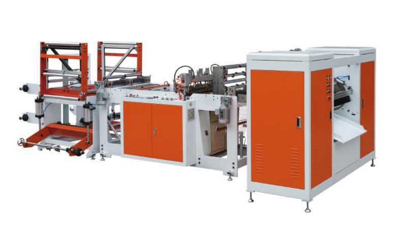 Fully Automatic Double lines Rolling Garbage Bag Making Machine